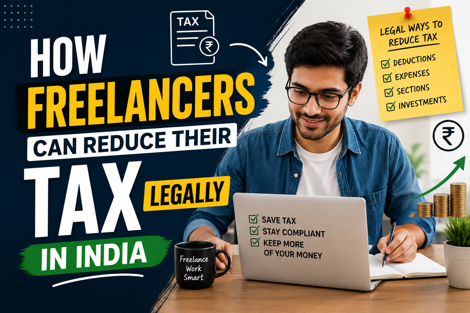 How Freelancers Can Reduce Their Tax Legally In India